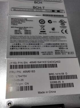IBM BladeCenter 46M6181 46M6183 46M6184 10Gb Pass-Thru现货