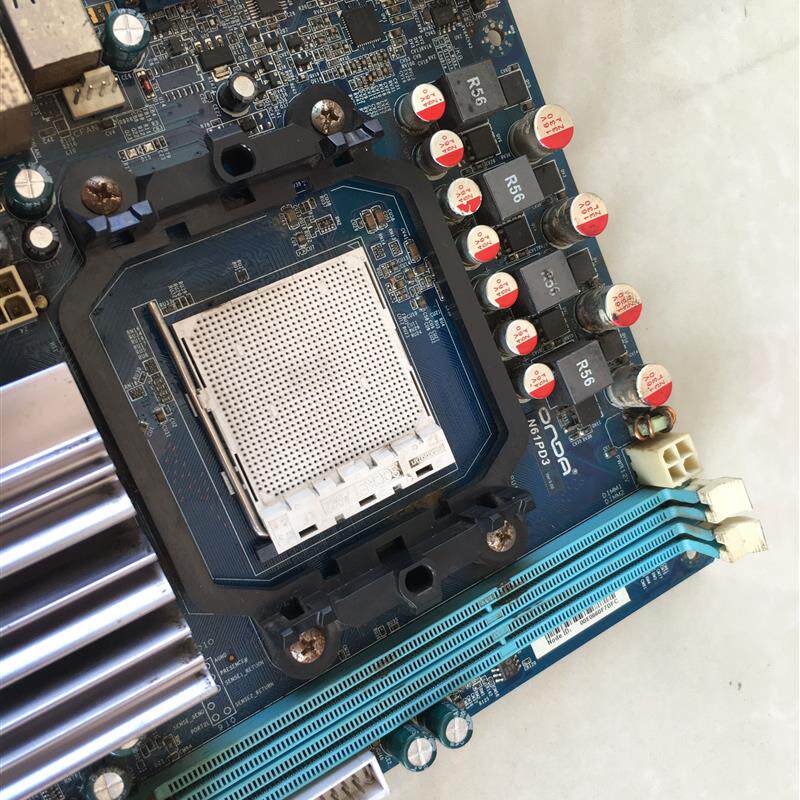 昂达 N61PD3 拆机主板 AM3 DDR3内存全集成小板 超A785 A880