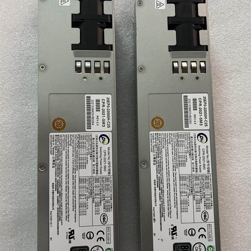 CPR-2021-5M3肯微服务器电源全新原装正品备件库2000W大功率电源
