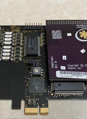 Digium TE220 Asterisk 语音卡 TE410P T1/E1 数字 中继卡 现货