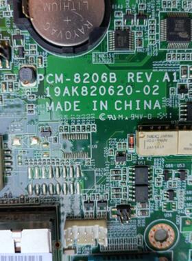 研华 PCM-8206B REV:A1嵌入式集成CPU台式机电脑工控主板 ddr3
