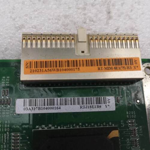 H3C RT-MIM-8E1(75)-H3 8端口E1/CE1/PRI 接口模块 FIP-100/200