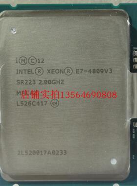 Intel XEON CPU E7 4809v3 2.0G/15M/八核16线程/115W 全新正式版