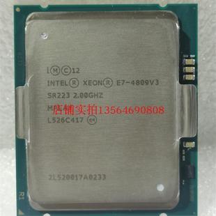 Intel XEON CPU E7 4809v3 2.0G/15M/八核16线程/115W 全新正式版