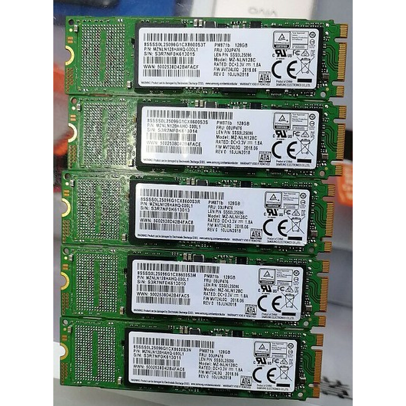 PM871b 128G M.2 SATA 2280 M2 NGFF NVME固态硬盘SSD