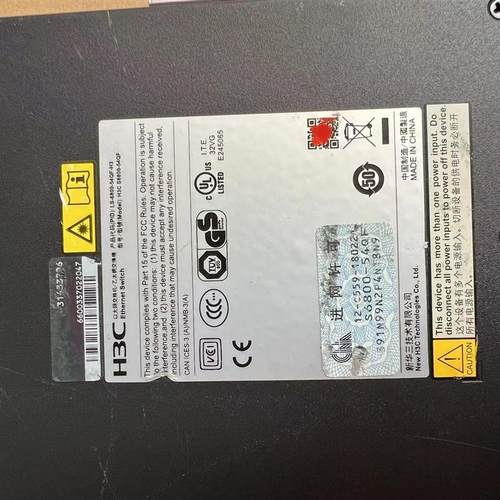 H3C华三 LS-6800-54QF-H3 48口10G光口+6口40G 企业级核心交换机