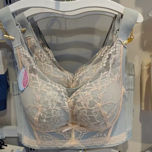 康舒美8655中薄小胸聚拢上托B罩杯无钢圈舒适内衣颗粒按摩珠胸罩