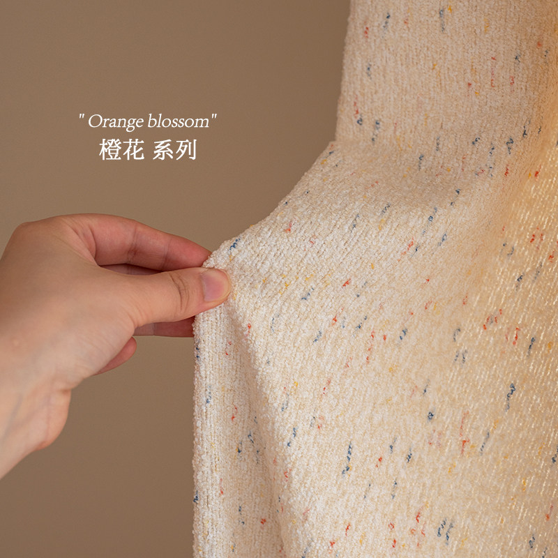 橙花 谁家小孩能拒绝呀 多巴胺的儿童房窗帘 温馨遮光布帘定制图片
