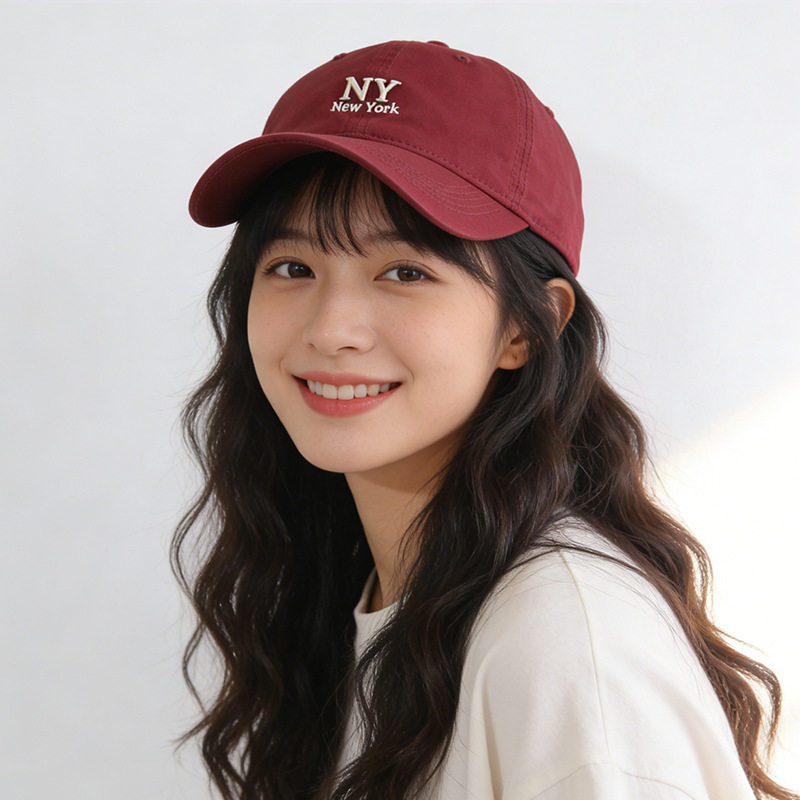 帽子女夏季百搭棒球帽高品质糖果色韩版潮logo加工鸭舌帽显脸小款