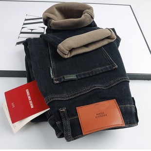 DN9230复合一体绒加绒加厚高端柔软舒适原创高弹修身不紧身牛仔裤