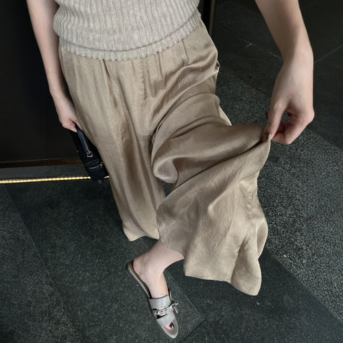 冰皮醋酸凉凉裤好舒服~