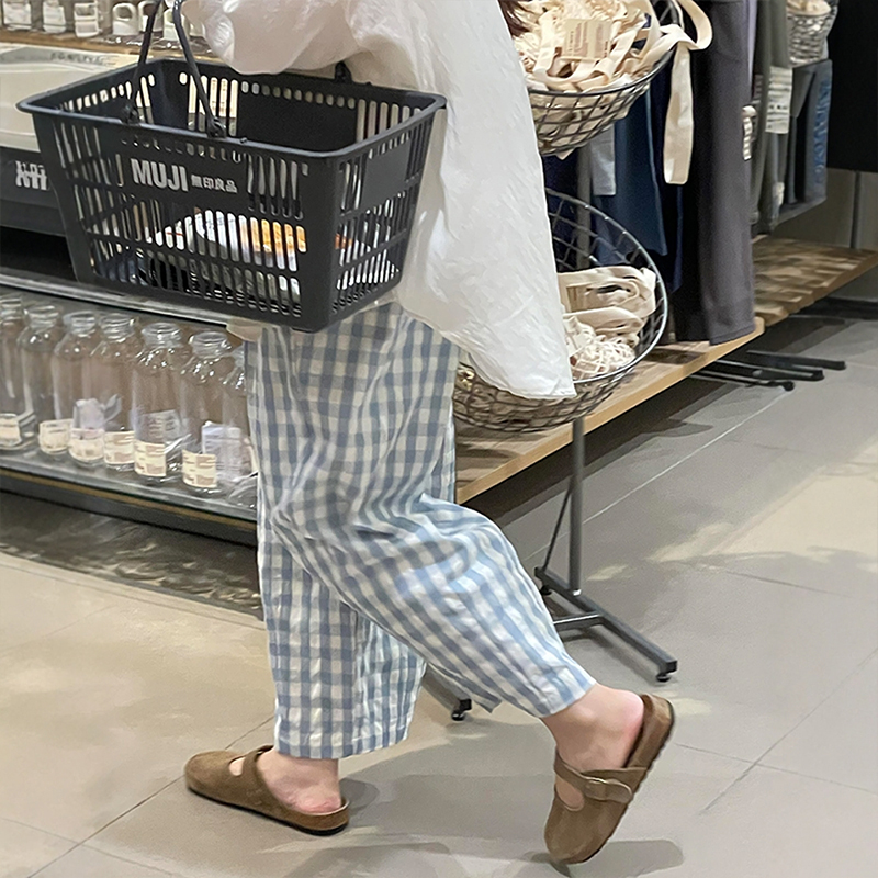 慵懒风阔腿裤女夏薄款气球休闲裤