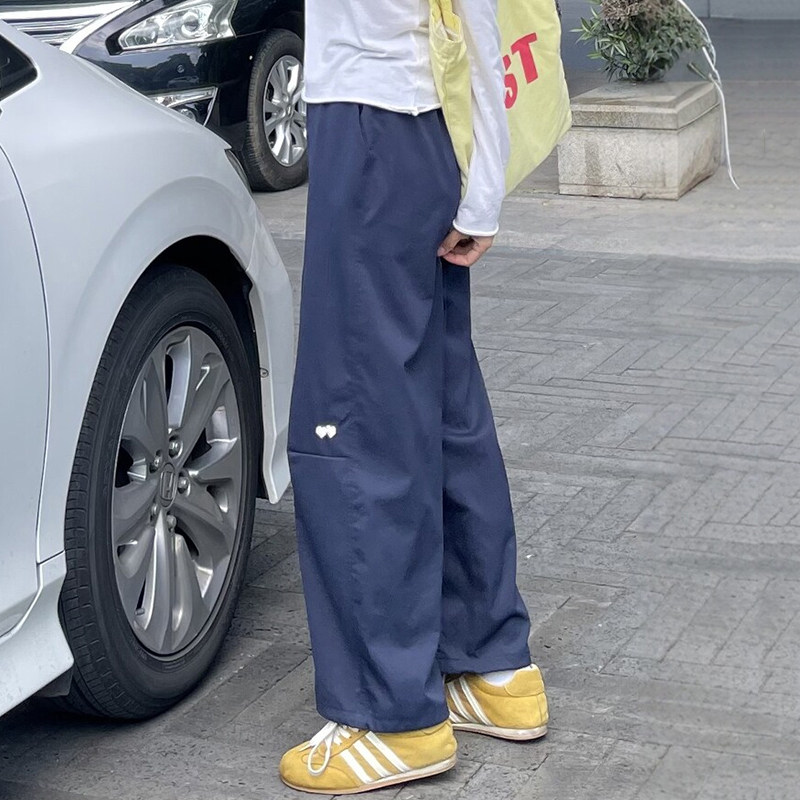 刺绣会呼吸大码宝子速冲梧桐裤’图片