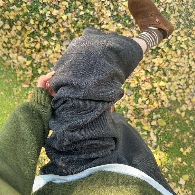 后悔没早点穿这毛呢裤！太舒服了