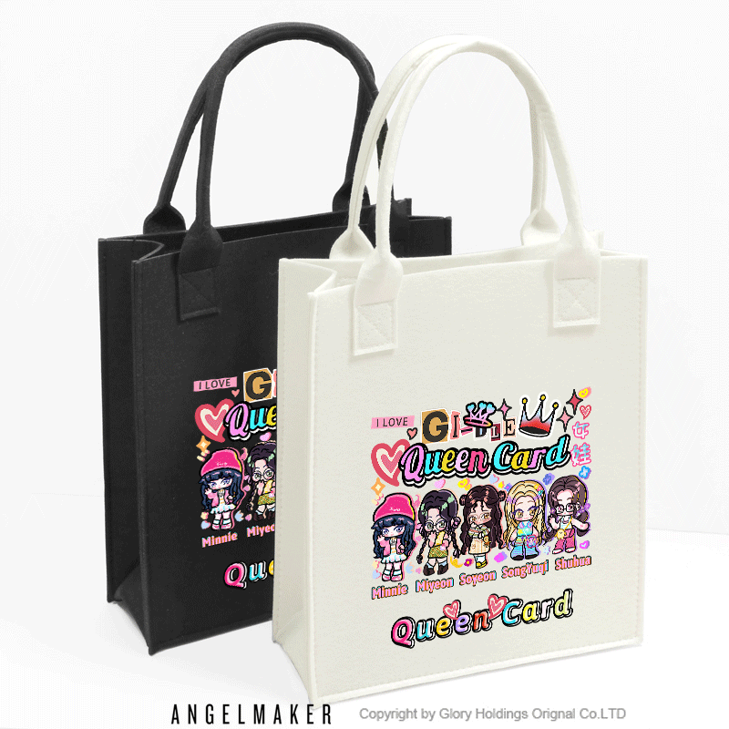 GIDLE宋雨琦同款周边手提补习袋