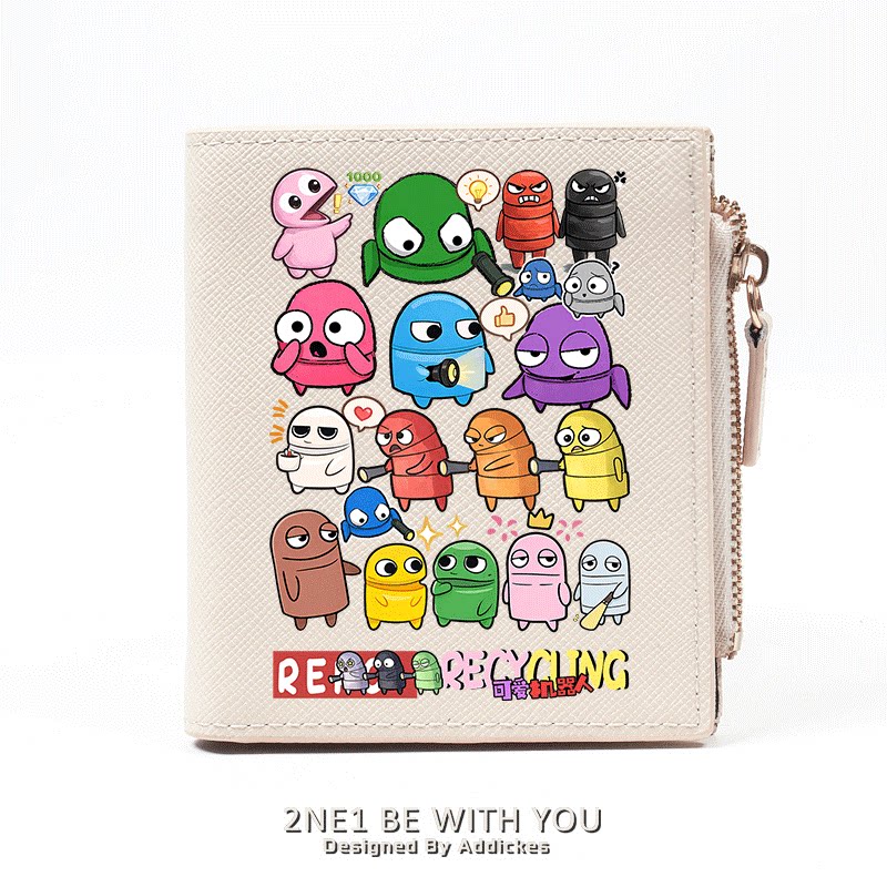 R.E.P.O回收个性搞怪捡垃圾游戏可爱卡通多卡位钱包卡包二合一女