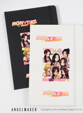 babymonster周边同人吧唧RAMI 宝怪粉丝应援礼物绑带笔记本记事簿