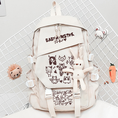 babymonster周边双肩包背包