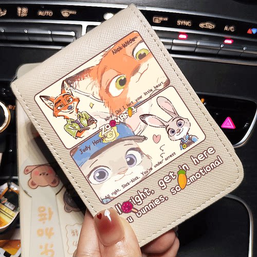 疯狂动物城2周边尼克朱迪驾照包