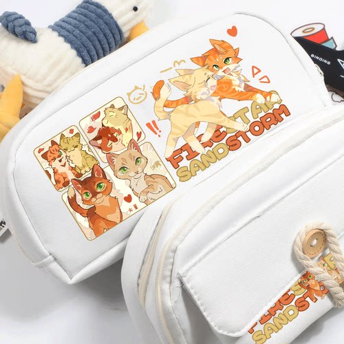 猫武士火星周边笔袋文具袋大容量