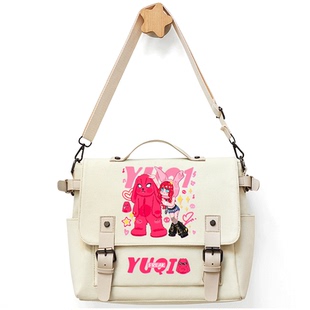 gidle宋雨琦solo专辑YUQ1周边帆布包女学生上课大容量斜挎单肩包