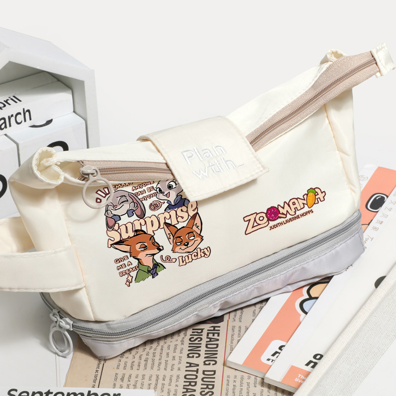 疯狂动物城2周边笔袋收纳文具袋