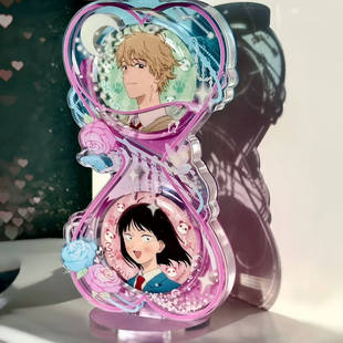 谷子梨热恋倒计时双人cp谷美吧唧亚克力高颜值原创DIY装 饰配件
