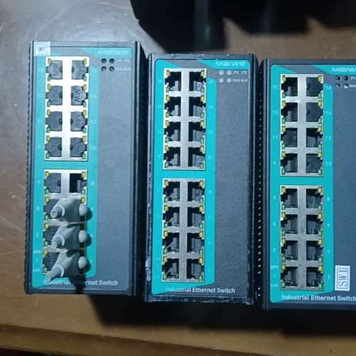 三台迈威交换机MIEN2216 ，DC12-48V， 工业交