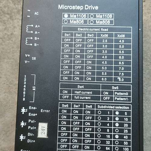 86驱动器MA1106步进电机驱动器AC110V电流6A用于