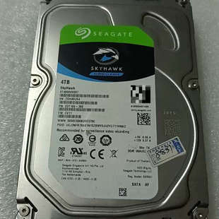 希捷4TB监控硬盘SkyHawk，型号ST4000VX007