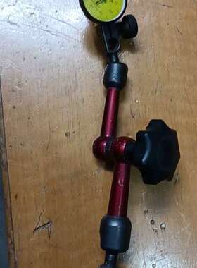 Mitutoyo杠杆百分表+万向磁力表座一套，国产Mitut