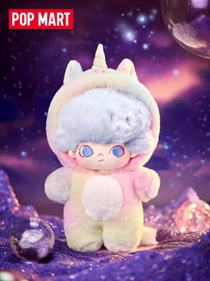 POPMART泡泡玛特 DIMOO 今晚不准睡系列20cm棉花娃娃独角兽玩具