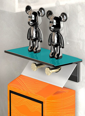 卫生间悬挂式手机置物架亚克力