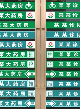 诊所药房腰线防水防晒