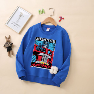 变形金刚长袖汽车人擎天柱周边百搭autobots动漫电影个性卫衣棉