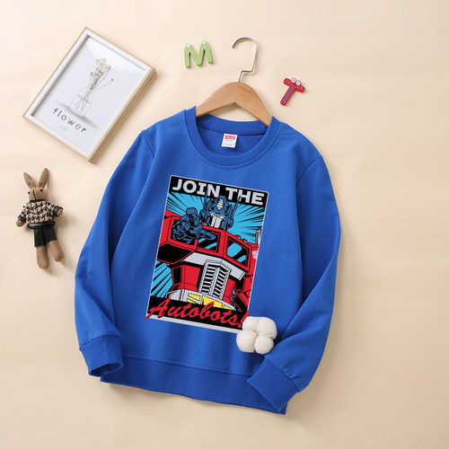 变形金刚长袖汽车人擎天柱周边百搭autobots动漫电影个性卫衣棉