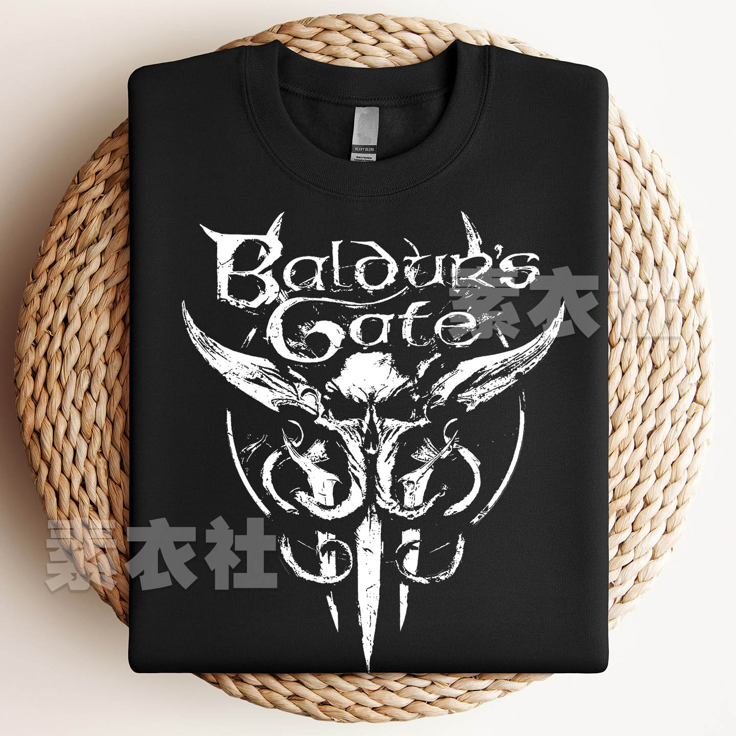 博德之门3短袖游戏周边百搭Baldur's Gate 3阿斯代伦T恤纯棉