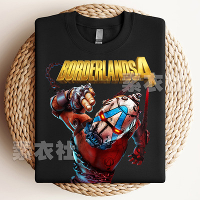 无主之地4短袖经典射击游戏周边成人儿童Borderlands 4 T恤纯棉