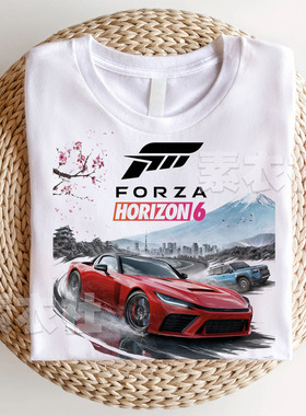 极限竞速：地平线6游戏周边Forza Horizon 6竞速T恤文化衫纯棉