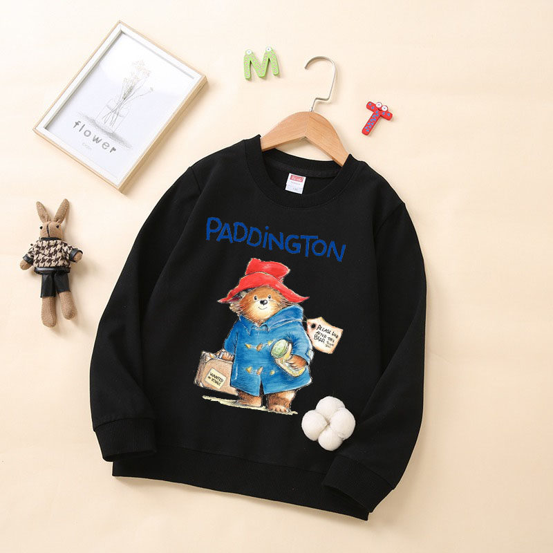 帕丁顿熊长袖棉paddington bear成人儿童电影动画周边衣服卫衣