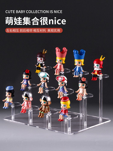 亚克力透明盲盒收纳化妆品展示架