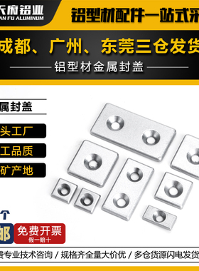 铝型材金属端盖 20203030404060608080 金属封盖欧标国标压铸堵头