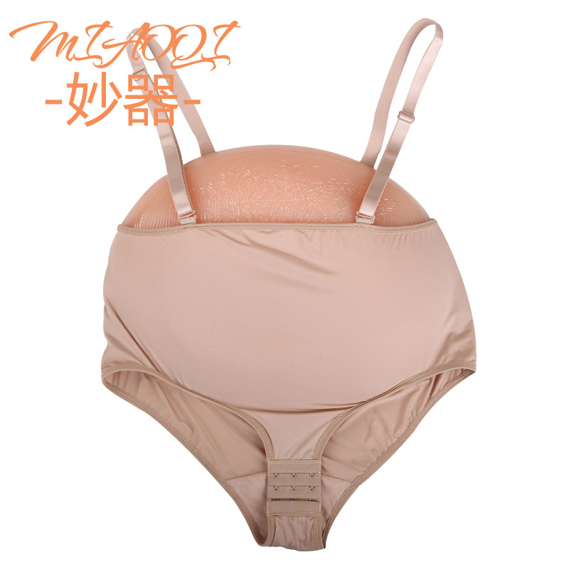 假肚子假怀孕孕妇道具仿真影楼演员演戏拍摄道具孕妇硅胶加厚肚皮