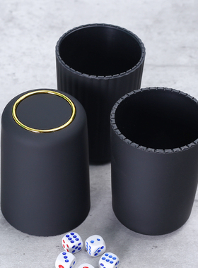 高档电镀菱形筛盅耐摔耐用色盅骰子套装酒吧KTV 娱乐骰盅色子定制