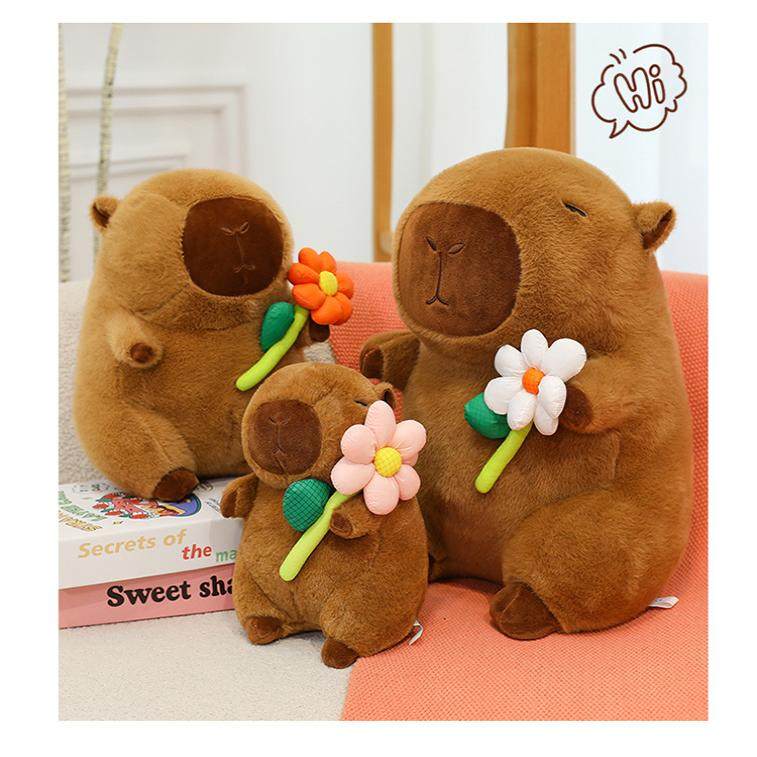 背包卡通皮巴拉毛绒玩具汉堡水豚公仔儿童安抚娃娃玩偶,玩具/童车/益智/积木/模型,毛绒/玩偶/公仔/布艺类玩具,淘宝优惠券,粉丝福利购,淘宝优惠卷