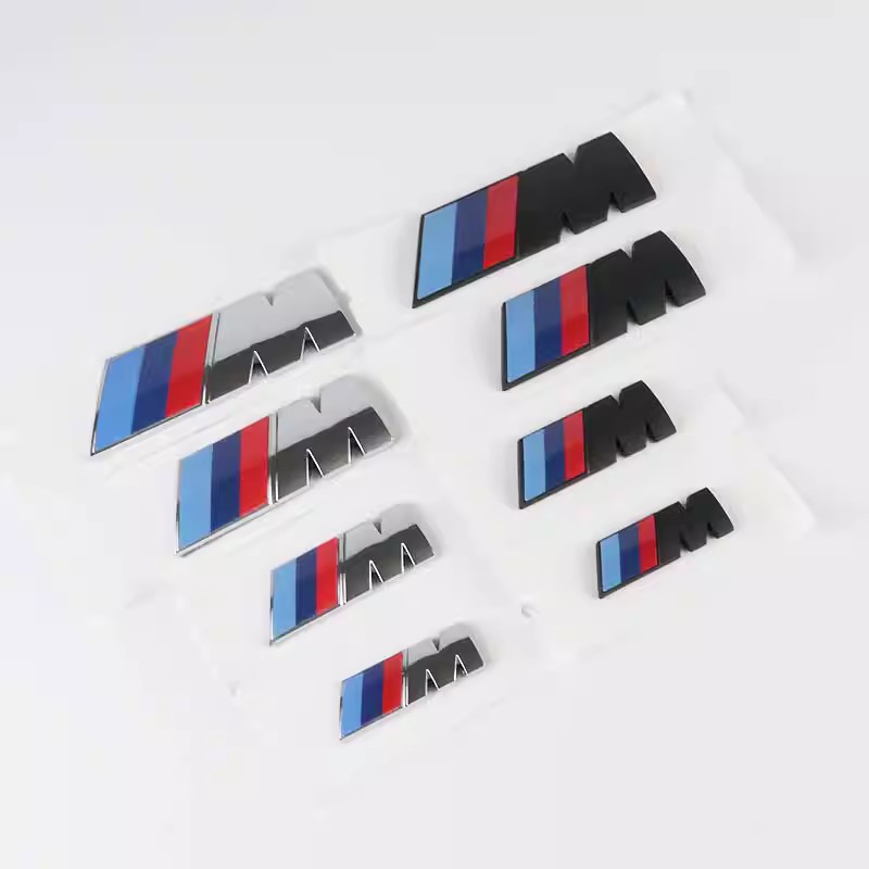 适用宝马m标3系5系7系改装m5M6叶子板M侧边车标X3X4X5X6车贴尾标