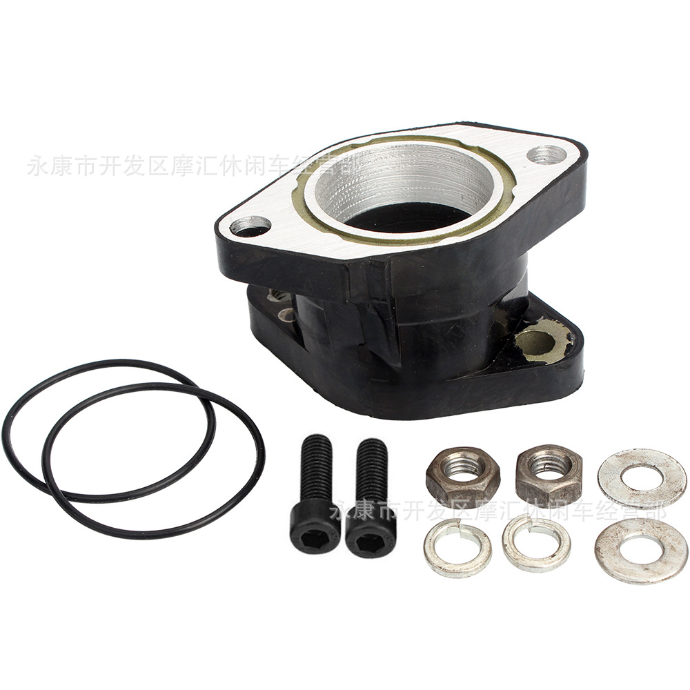 适用Yamaha Warrior 350 YFM350 1987-2004进气喉管歧管垫片螺丝
