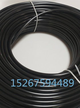 围挡尼龙管黑色PE管耐高压 PE软管加湿雾森 9.52mm高压加厚