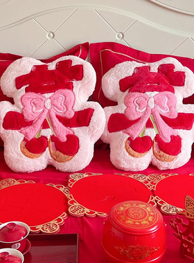 婚房装饰公仔压床娃娃