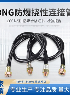 BNG防爆挠性连接管DN20防爆挠性管G3/4防爆软管dn15防爆穿线管6分